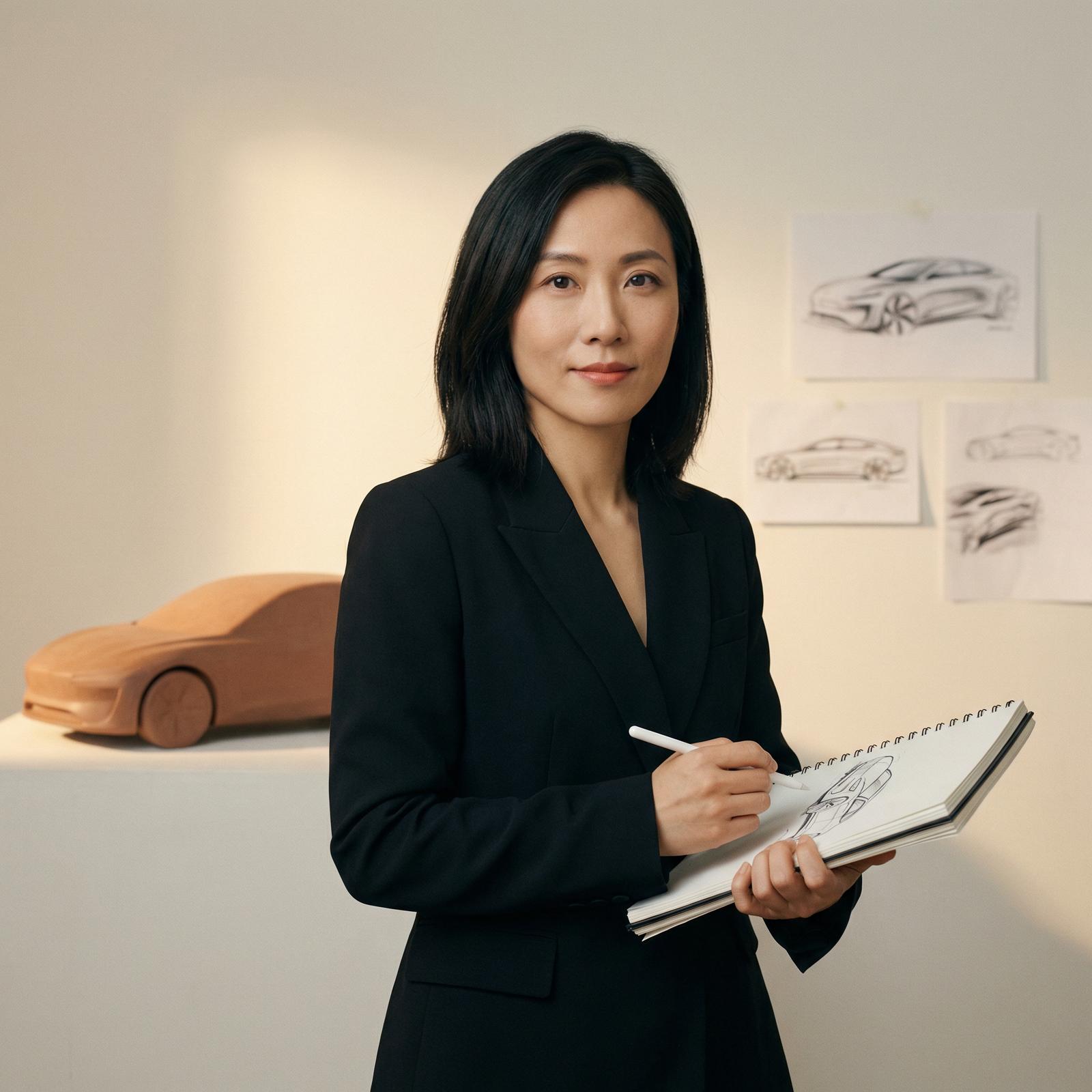 精神小妹汽车设计总监李雨桐