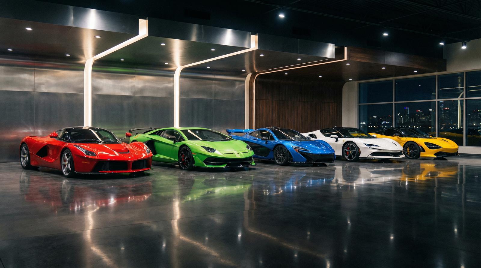 精神小妹跑车视频-超跑车库巡礼