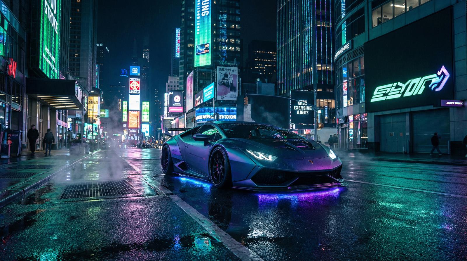 精神小妹改装视频-氛围灯夜景改装